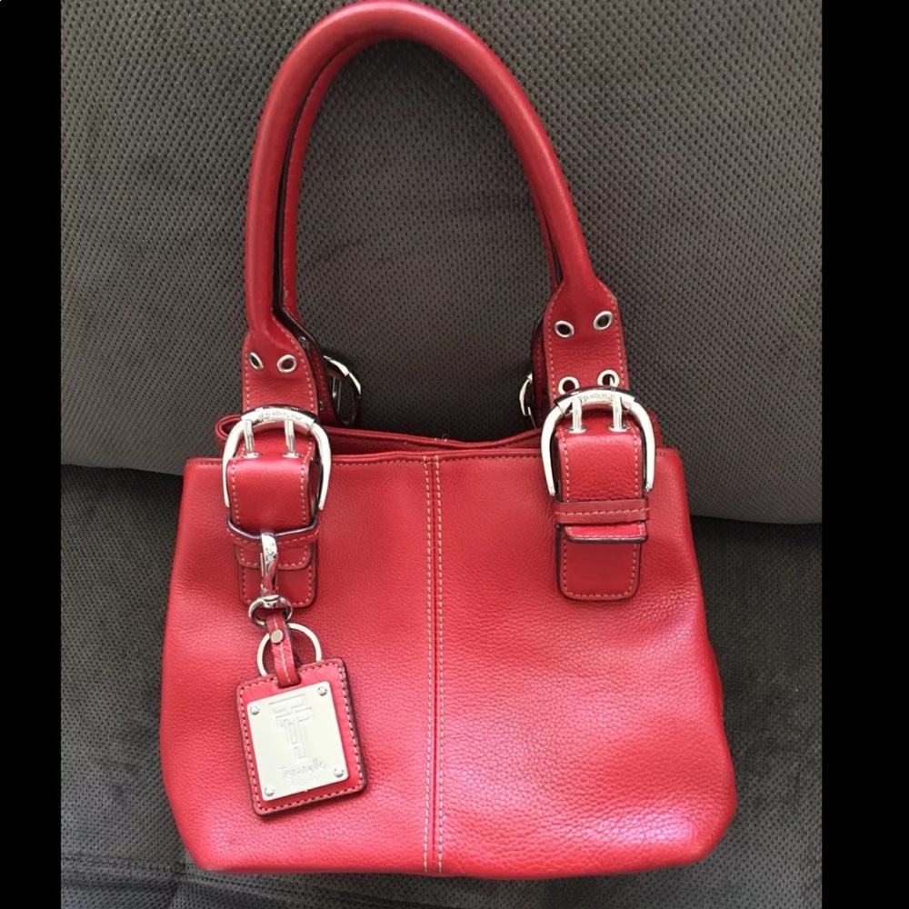 Tignanello Red Leather Bag